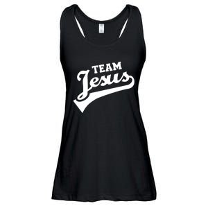 Team Jesus Lifetime Member Funny Christian Ladies Essential Flowy Tank