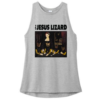 The Jesus Lizard Limited Edition Ladies PosiCharge Tri-Blend Wicking Tank