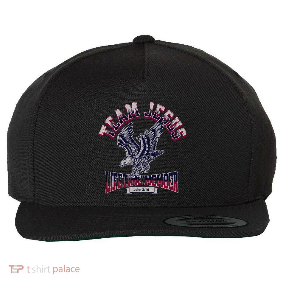 Team Jesus Lifetime Member God Christian Gift Wool Snapback Cap