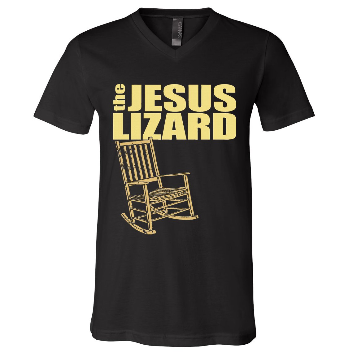 The Jesus Lizard Funny Chair Saying Christian Faith Music V-Neck T-Shirt