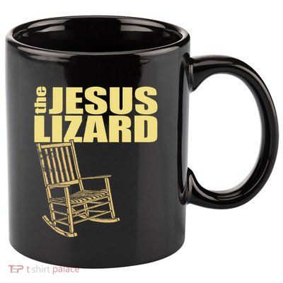 The Jesus Lizard Funny Chair Saying Christian Faith Music 11oz C Handle Ceramic Mug