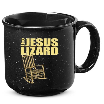 The Jesus Lizard Funny Chair Saying Christian Faith Music 15oz Campfire Ceramic Mug