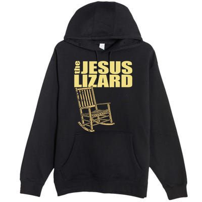 The Jesus Lizard Funny Chair Saying Christian Faith Music Premium Pullover Hoodie