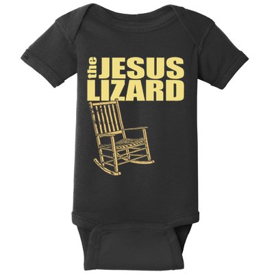 The Jesus Lizard Funny Chair Saying Christian Faith Music Baby Bodysuit