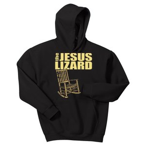 The Jesus Lizard Funny Chair Saying Christian Faith Music Kids Hoodie