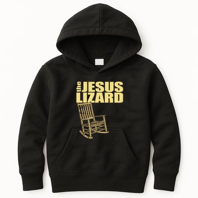 The Jesus Lizard Funny Chair Saying Christian Faith Music Kids Hoodie