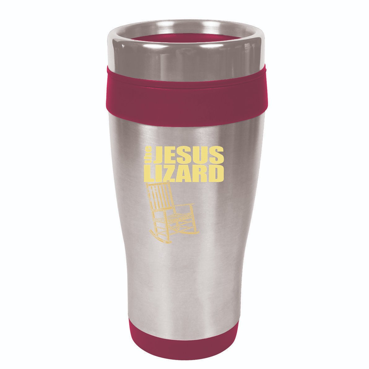 The Jesus Lizard Funny Chair Saying Christian Faith Music 16oz Travel Tumbler