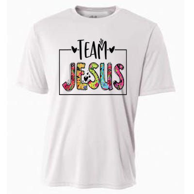 Team Jesus Lover Christian Religious Believers God Cooling Performance Crew T-Shirt