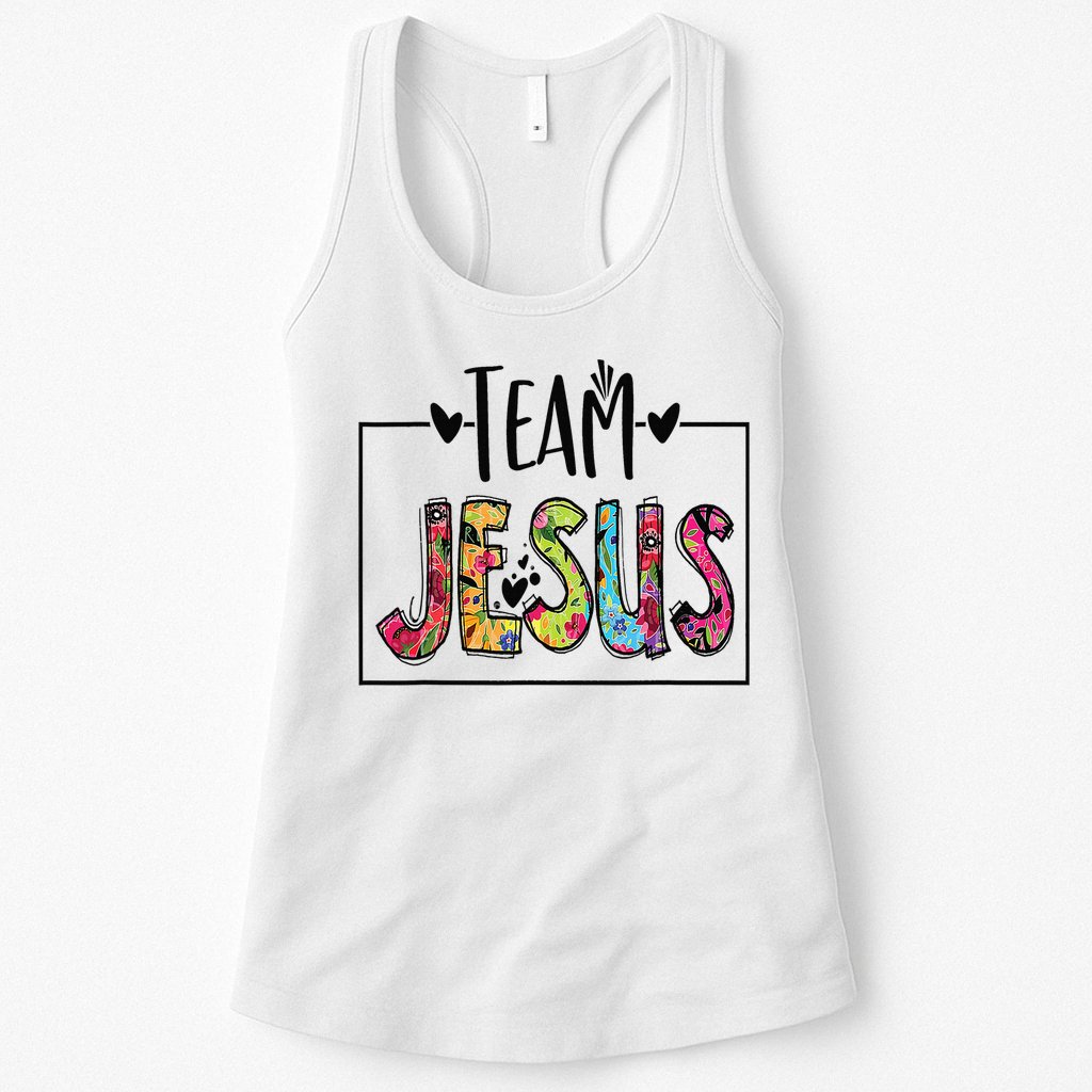 Team Jesus Lover Christian Religious Believers God Womens Tank Top
