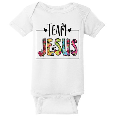 Team Jesus Lover Christian Religious Believers God Baby Bodysuit