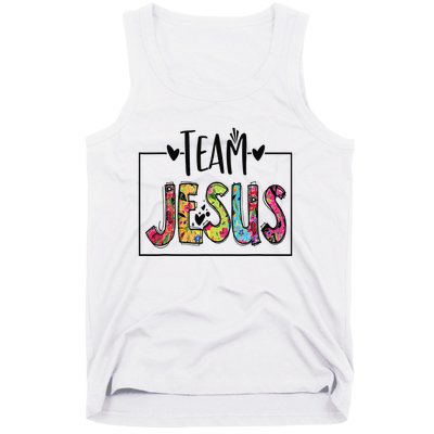 Team Jesus Lover Christian Religious Believers God Tank Top