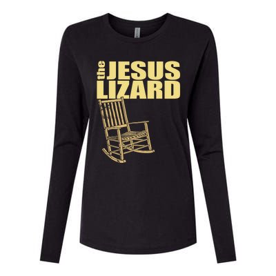 The Jesus Lizard Funny Chair Saying Christian Faith Music Womens Cotton Relaxed Long Sleeve T-Shirt