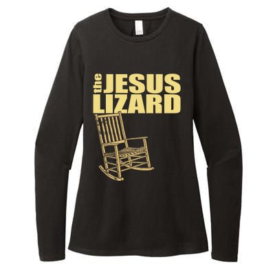 The Jesus Lizard Funny Chair Saying Christian Faith Music Womens CVC Long Sleeve Shirt