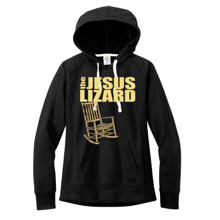 The Jesus Lizard Funny Chair Saying Christian Faith Music Women's Fleece Hoodie