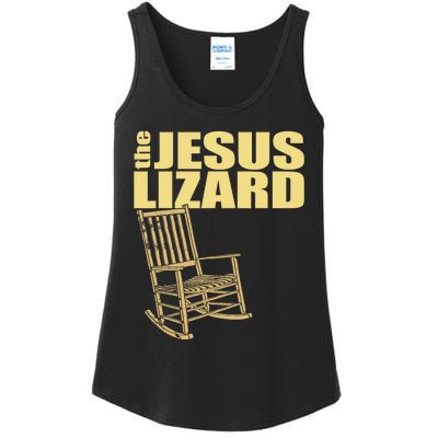 The Jesus Lizard Funny Chair Saying Christian Faith Music Ladies Essential Tank