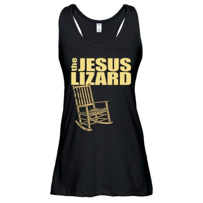 The Jesus Lizard Funny Chair Saying Christian Faith Music Ladies Essential Flowy Tank