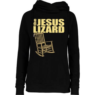 The Jesus Lizard Funny Chair Saying Christian Faith Music Womens Funnel Neck Pullover Hood