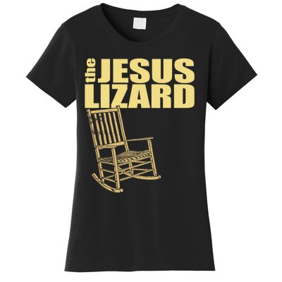 The Jesus Lizard Funny Chair Saying Christian Faith Music Women's T-Shirt