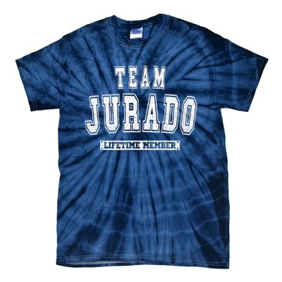 Team Jurado Lifetime Member Family Last Name Tie-Dye T-Shirt