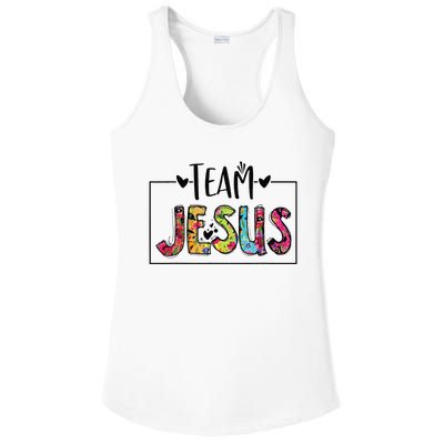 Team Jesus Lover Christian Funny Believers God Ladies PosiCharge Competitor Racerback Tank