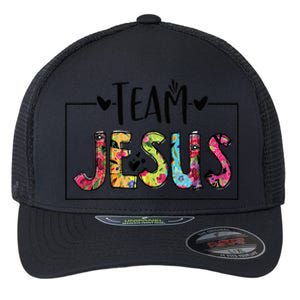 Team Jesus Lover Christian Religious Believers God Flexfit Unipanel Trucker Cap