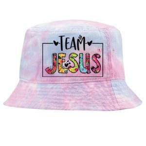 Team Jesus Lover Christian Religious Believers God Tie-Dyed Bucket Hat