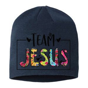 Team Jesus Lover Christian Religious Believers God Sustainable Beanie