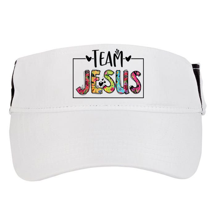 Team Jesus Lover Christian Religious Believers God Adult Drive Performance Visor