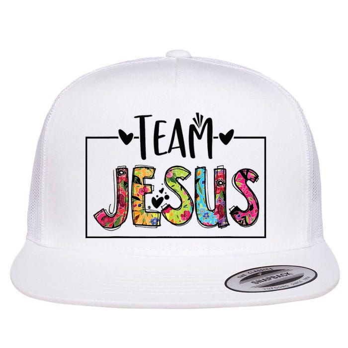 Team Jesus Lover Christian Religious Believers God Flat Bill Trucker Hat