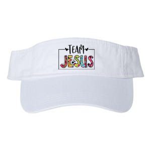 Team Jesus Lover Christian Religious Believers God Valucap Bio-Washed Visor