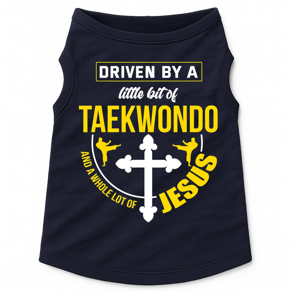 Taekwondo Jesus Martial Arts Christian Taekwondo Doggie Tank