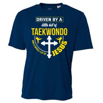 Taekwondo Jesus Martial Arts Christian Taekwondo Cooling Performance Crew T-Shirt