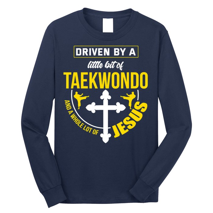 Taekwondo Jesus Martial Arts Christian Taekwondo Long Sleeve Shirt