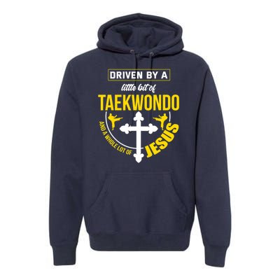 Taekwondo Jesus Martial Arts Christian Taekwondo Premium Hoodie