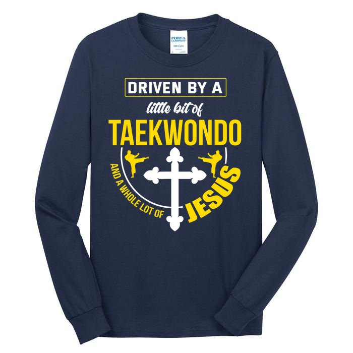 Taekwondo Jesus Martial Arts Christian Taekwondo Tall Long Sleeve T-Shirt