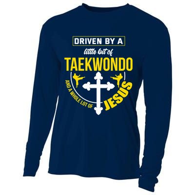 Taekwondo Jesus Martial Arts Christian Taekwondo Cooling Performance Long Sleeve Crew