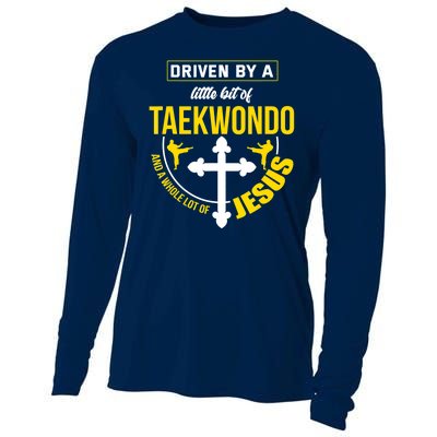 Taekwondo Jesus Martial Arts Christian Taekwondo Cooling Performance Long Sleeve Crew