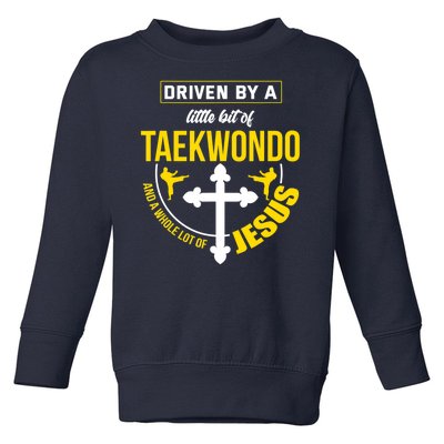 Taekwondo Jesus Martial Arts Christian Taekwondo Toddler Sweatshirt