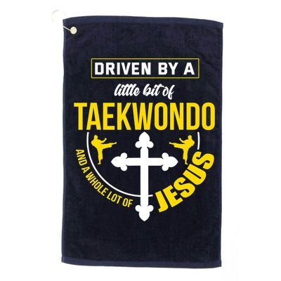 Taekwondo Jesus Martial Arts Christian Taekwondo Golf Towel