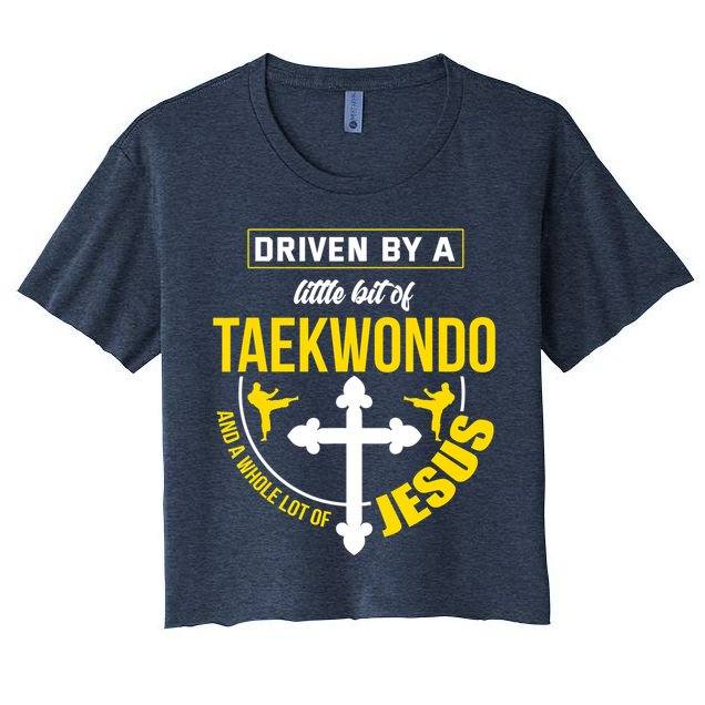 Taekwondo Jesus Martial Arts Christian Taekwondo Crop Top