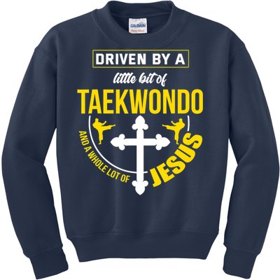 Taekwondo Jesus Martial Arts Christian Taekwondo Kids Sweatshirt