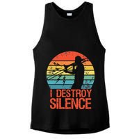 Trombone Jazz Musician Trombone Player Ladies PosiCharge Tri-Blend Wicking Tank