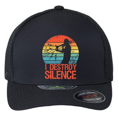 Trombone Jazz Musician Trombone Player Flexfit Unipanel Trucker Cap