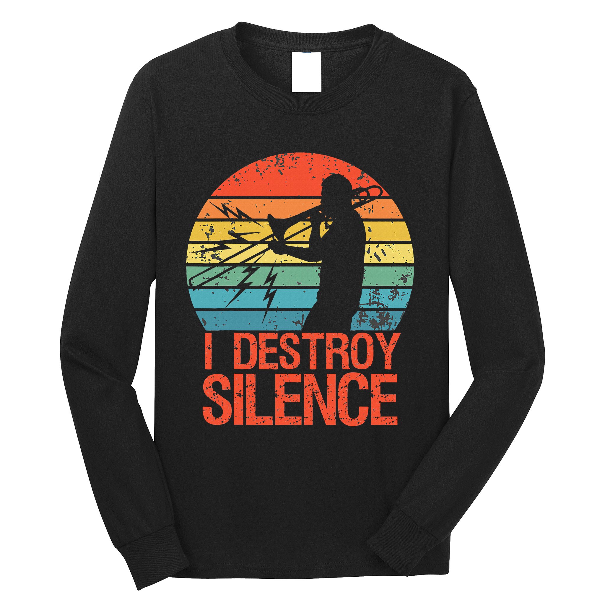 Trombone Jazz Musician Trombone Player Long Sleeve Shirt