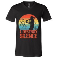 Trombone Jazz Musician Trombone Player V-Neck T-Shirt