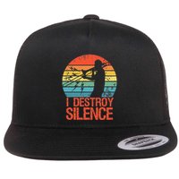 Trombone Jazz Musician Trombone Player Flat Bill Trucker Hat