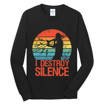 Trombone Jazz Musician Trombone Player Tall Long Sleeve T-Shirt