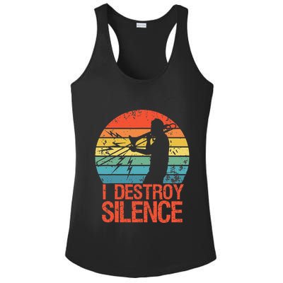Trombone Jazz Musician Trombone Player Ladies PosiCharge Competitor Racerback Tank
