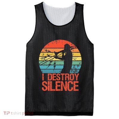 Trombone Jazz Musician Trombone Player Mesh Reversible Basketball Jersey Tank