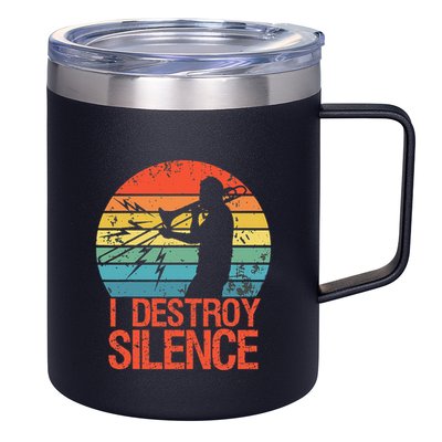 Trombone Jazz Musician Trombone Player 12oz Stainless Steel Coffee Mug